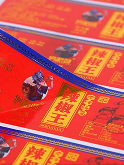 PVC不干胶烫金